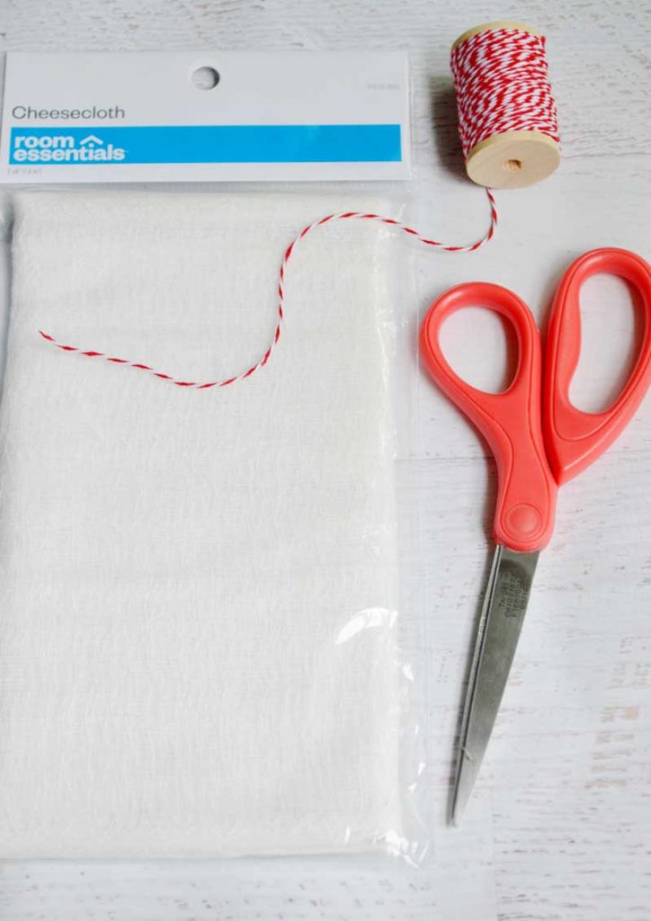 How to make diy Tea Bags from muslin or cheesecloth