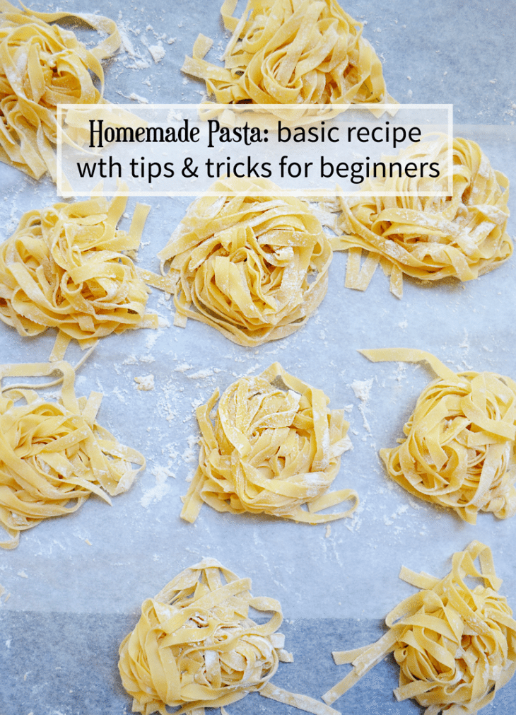 how to make homemade pasta, a NellieBellie recipe