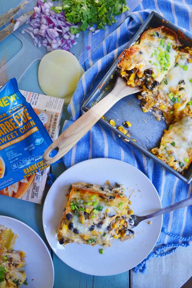 Chicken Enchilada Lasagna