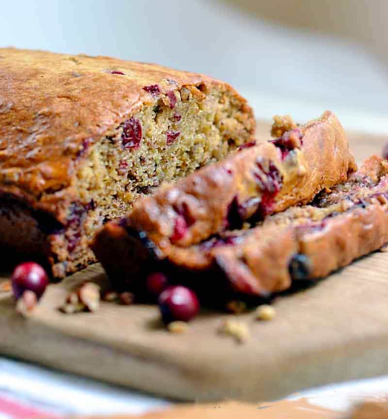 Great for the holidays or anytime. Cranberry Walnut Banana Bread Recipe ⋆ NellieBellie
