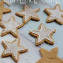 gingerbread cookies with eggnog icing