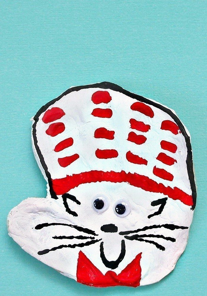 Cat In The Hat Craft From NellieBellie Kids Handprint Craft