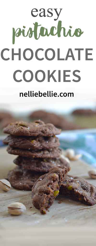 These easy salted chocolate pistachio cookies are the perfect combo of sweet and salty. They are decadent and yet use coconut milk and dark chocolate to keep the nutrition in mind.