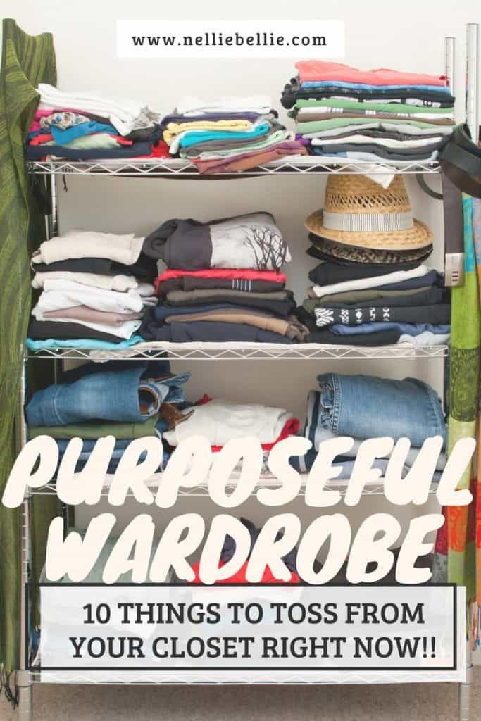 If you are looking to decrease the size of your wardrobe this is where to start! 10 things to toss right now!