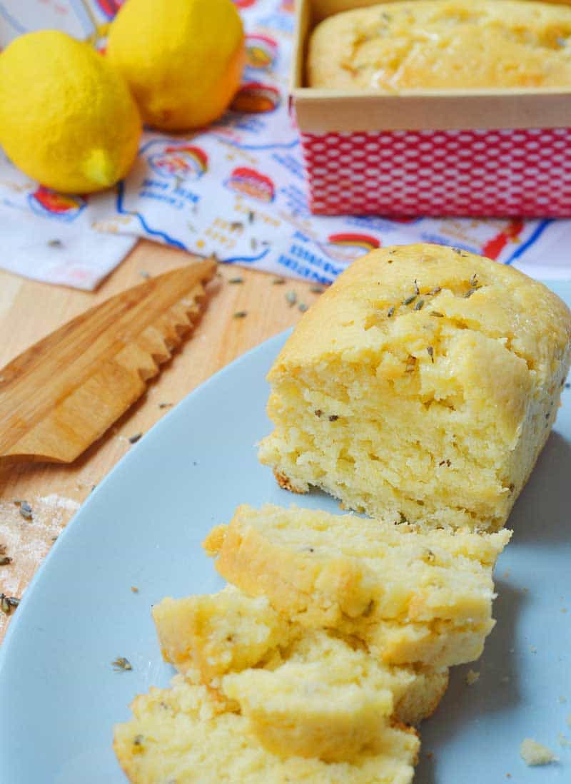 Lavender and lemon pair together to make an absolutely delightful lavender and lemon quick bread.