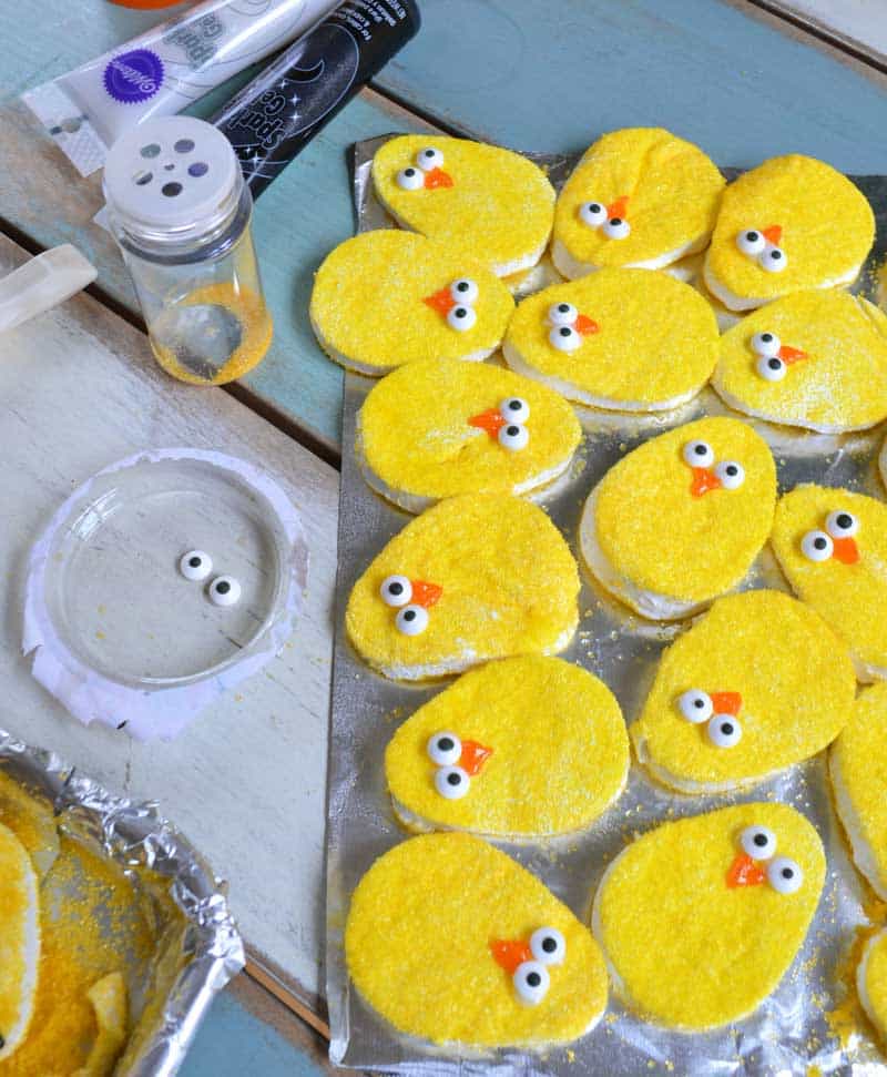 Make your own homemade Marshmallow Peep eggs at home! An easy recipe and tutorial teaching you how to make your own peep eggs. Easy and delicious! A great kid's activity.