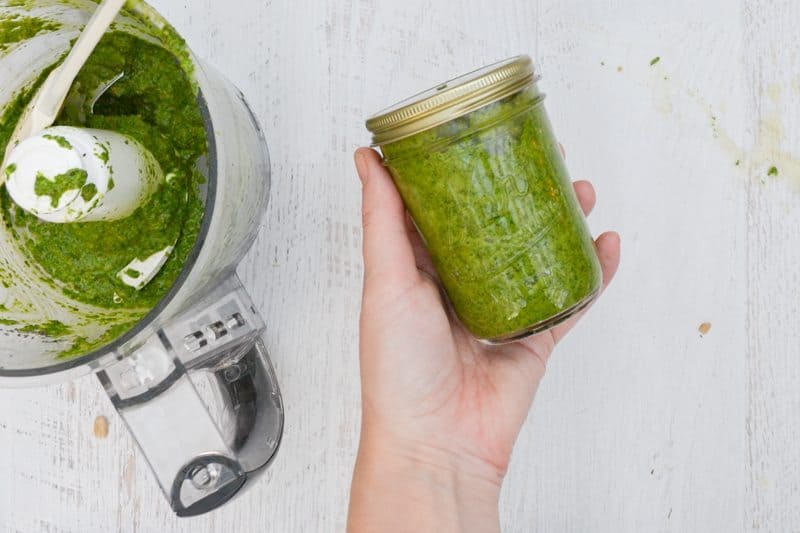 homemade spinach pesto recipe