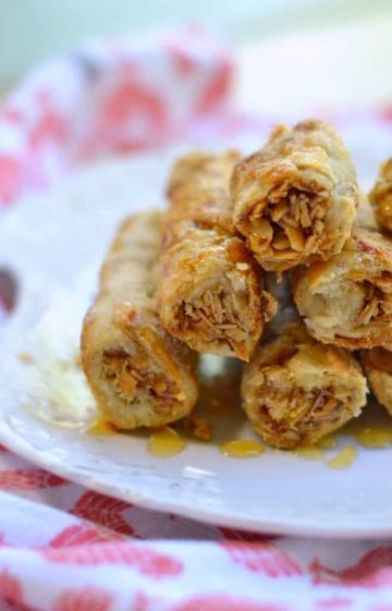 These little cookies are good, fast, and easy to make. They require only 4 ingredients and one is pre-made pie crusts. You can customize the filling however you like, and make them as fancy as your heart desires.