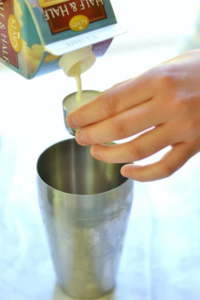 A liquid version of your favorite campfire treat. This liquid s'more cocktail features marshmallow vodka, Irish Cream, and cream...easy and delicious!