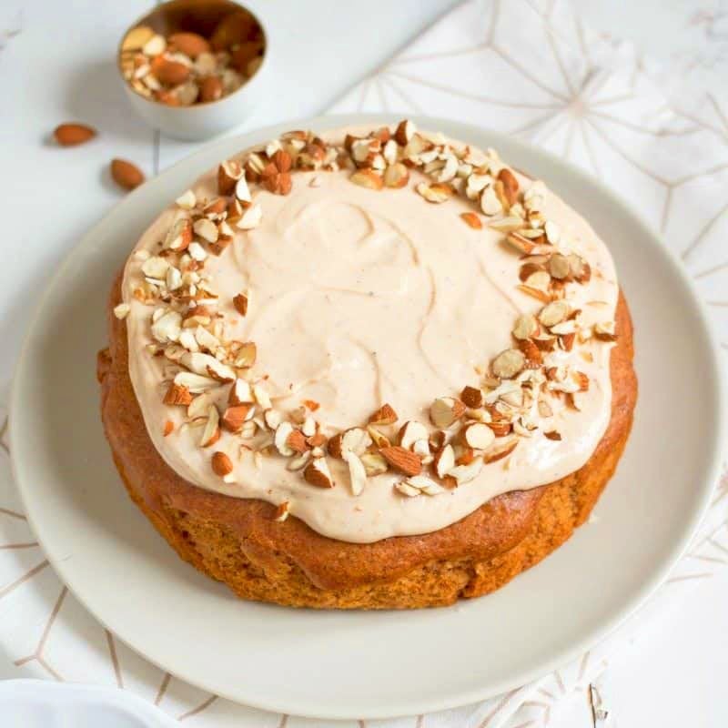 Butternut Squash Cake with Maple Syrup Cream Cheese Frosting