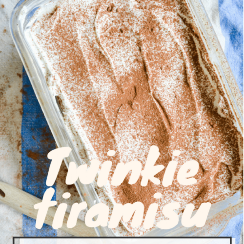 An incredibly easy Twinkie Tiramsu!
