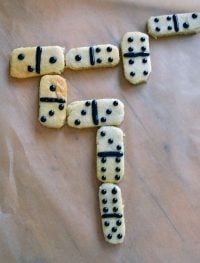 Cookie dominos are a great way to get kids interested in the kitchen AND math.