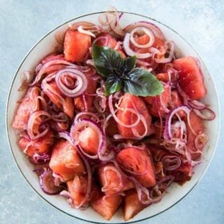 watermelon red onion salad