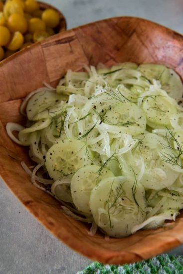 cucumber onion salad