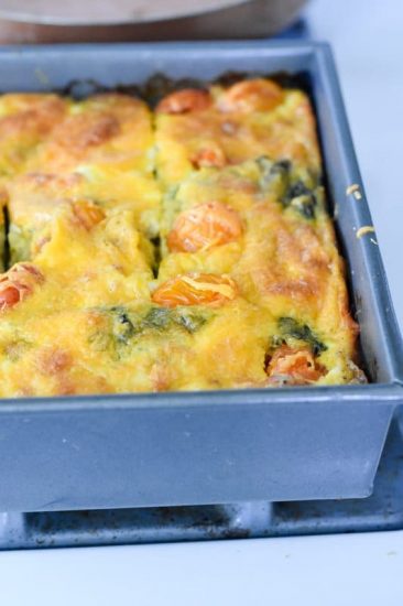 Vegetable Egg Bake recipe || NellieBellie's Kitchen
