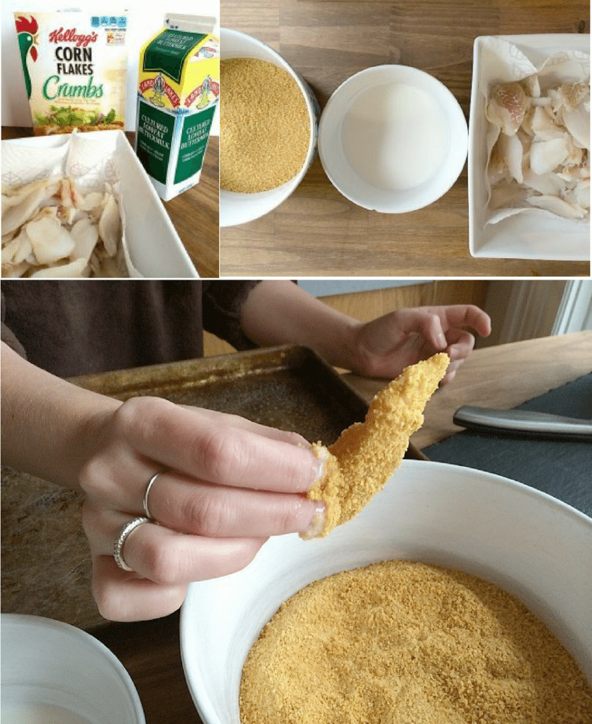 homemade fish sticks