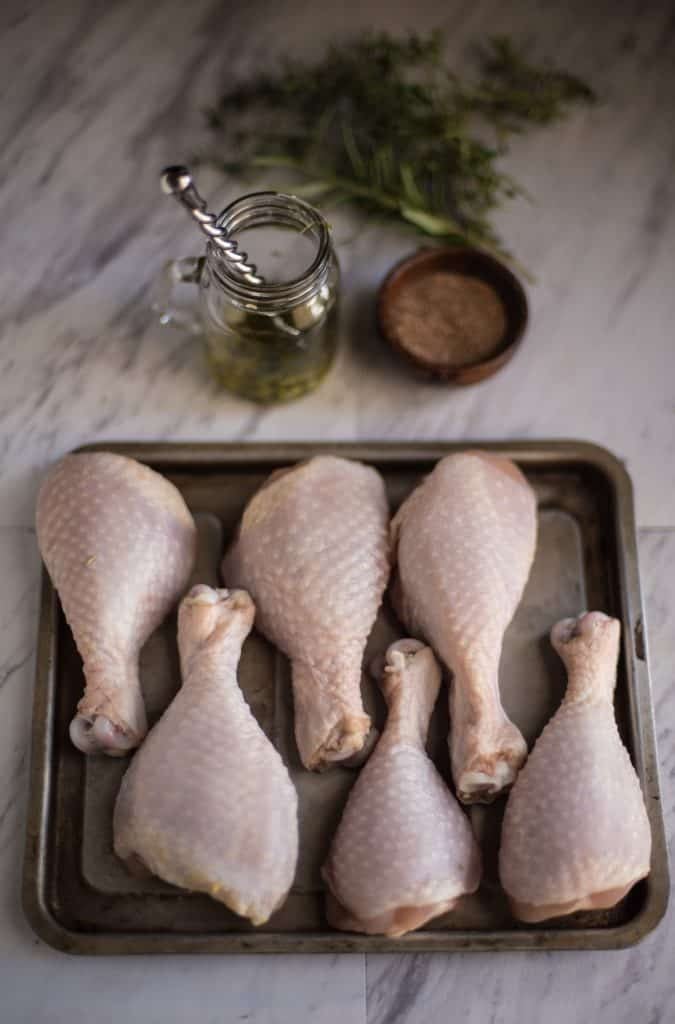 the simplest CRISPY SKIN Baked Chicken Legs Drumsticks