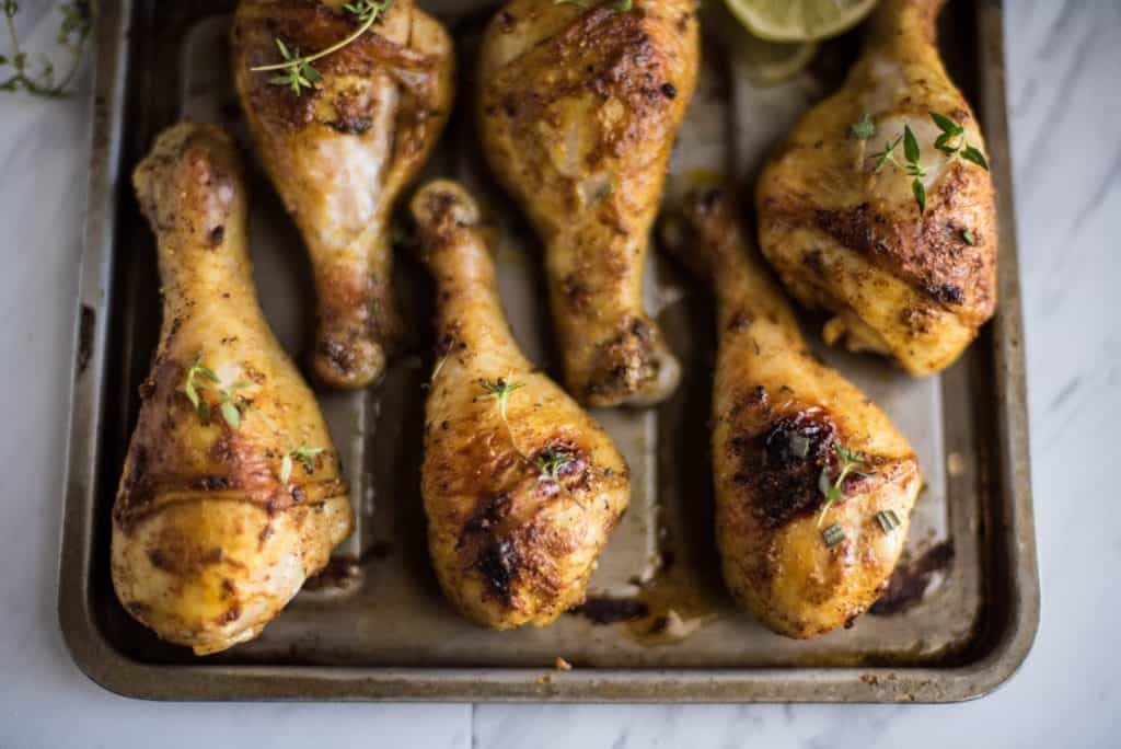 Oven Baked Chicken Drumsticks | secret trick for extra ...