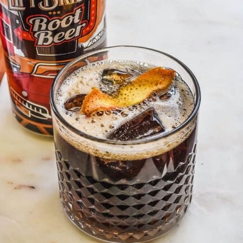 Easy spiked root beer cocktail. Full of root beer flavor with a touch of alcohol. Perfect cocktail for parties, football, and gatherings.