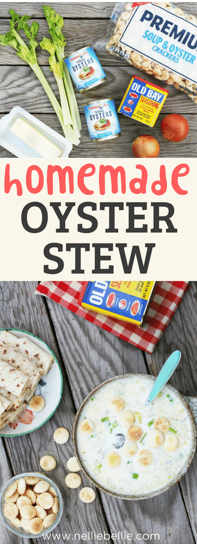 easy Homemade Oyster stew is a delightful warm and hearty soup the family will love!