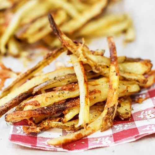 baked homemade french fries