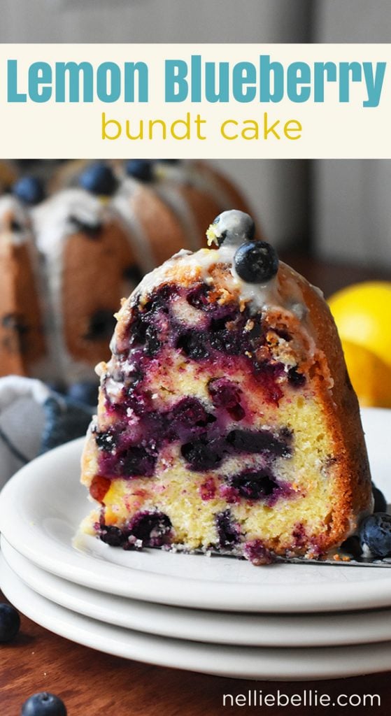 Lemon and Blueberry Bundt Cake