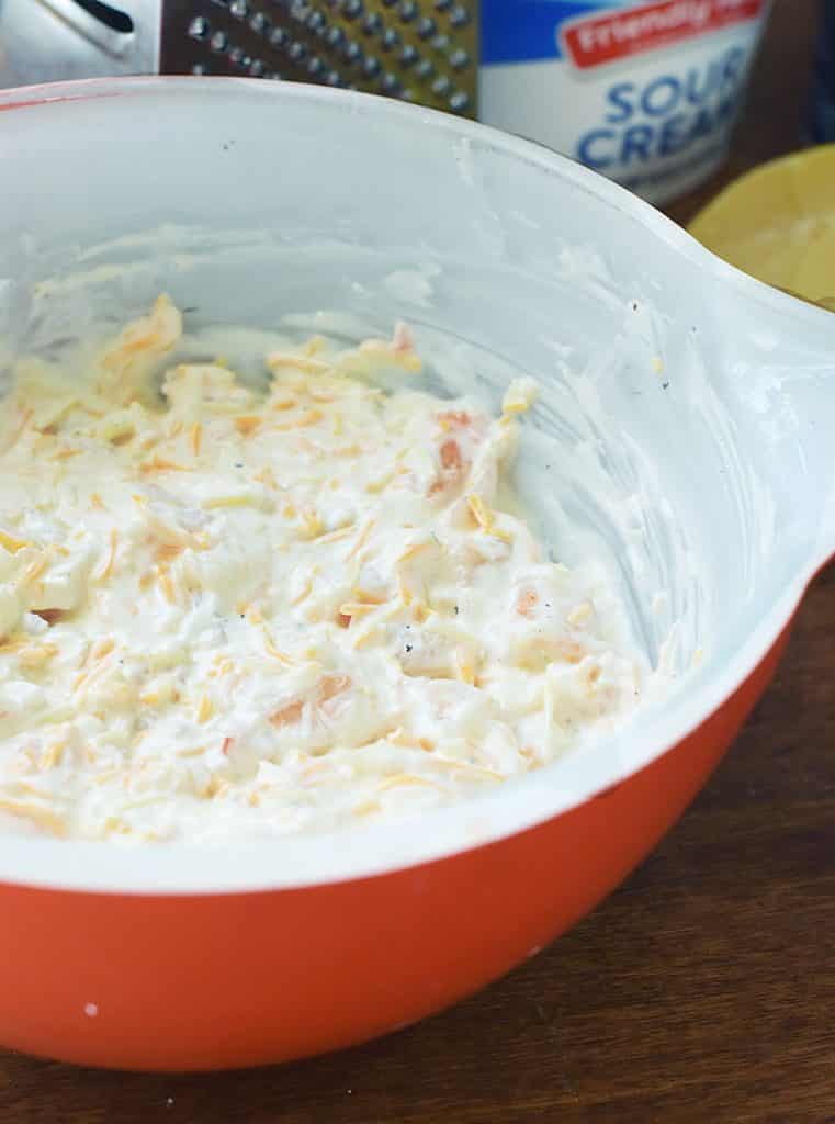 easy creamy Shrimp Dip good hot OR cold...the BEST recipe!