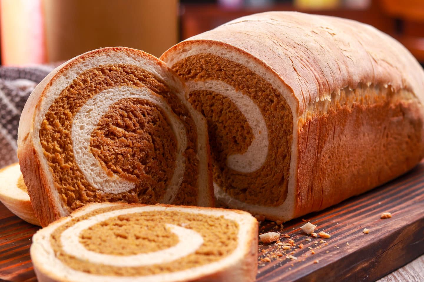 gorgeous marble rye loaf!