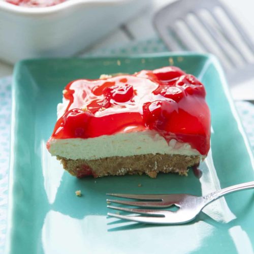 no-bake cherry cheesecake