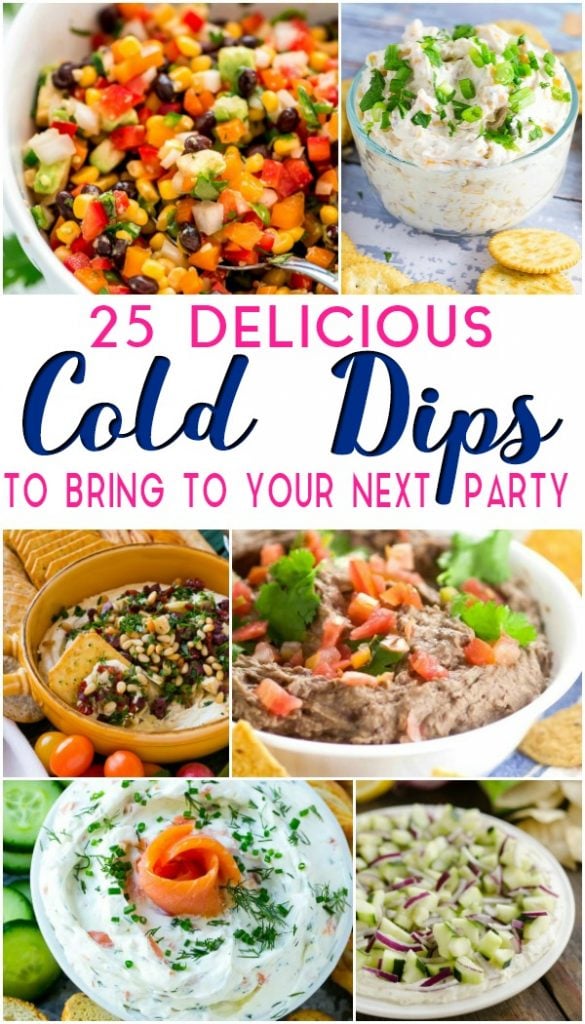 delicious cold dips to bring to your summer party!
