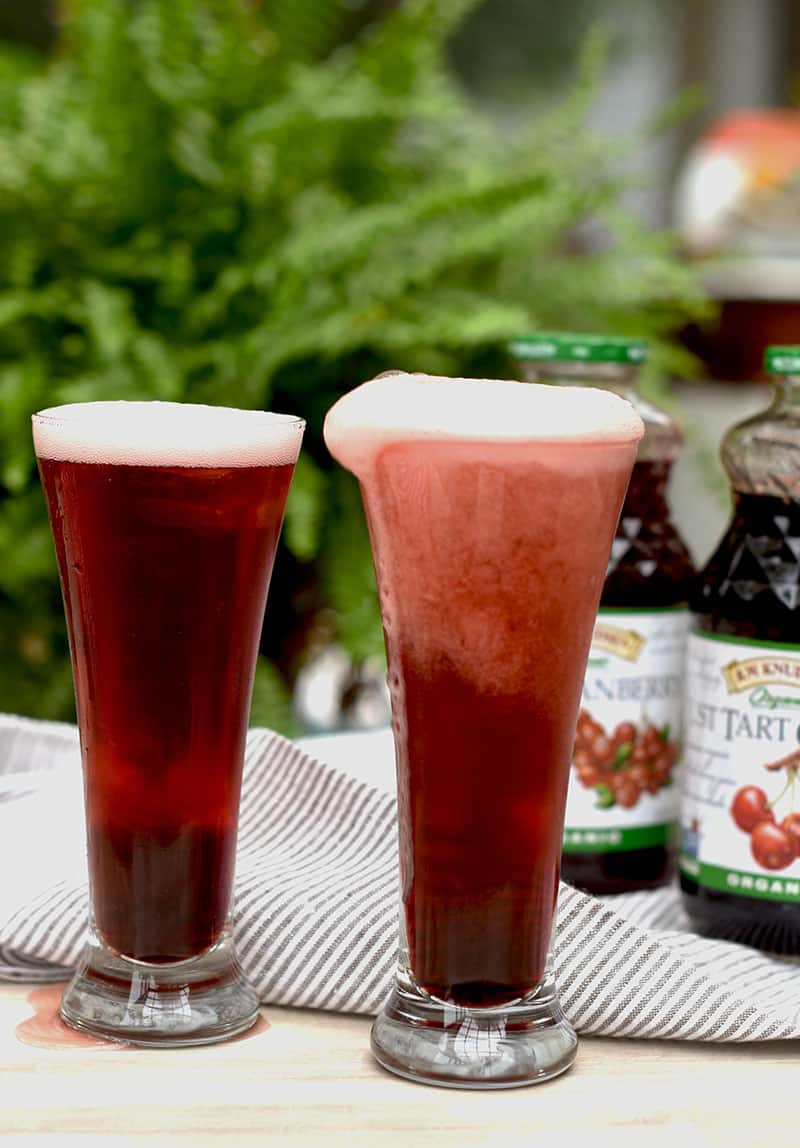 shirley temple with fruit juice