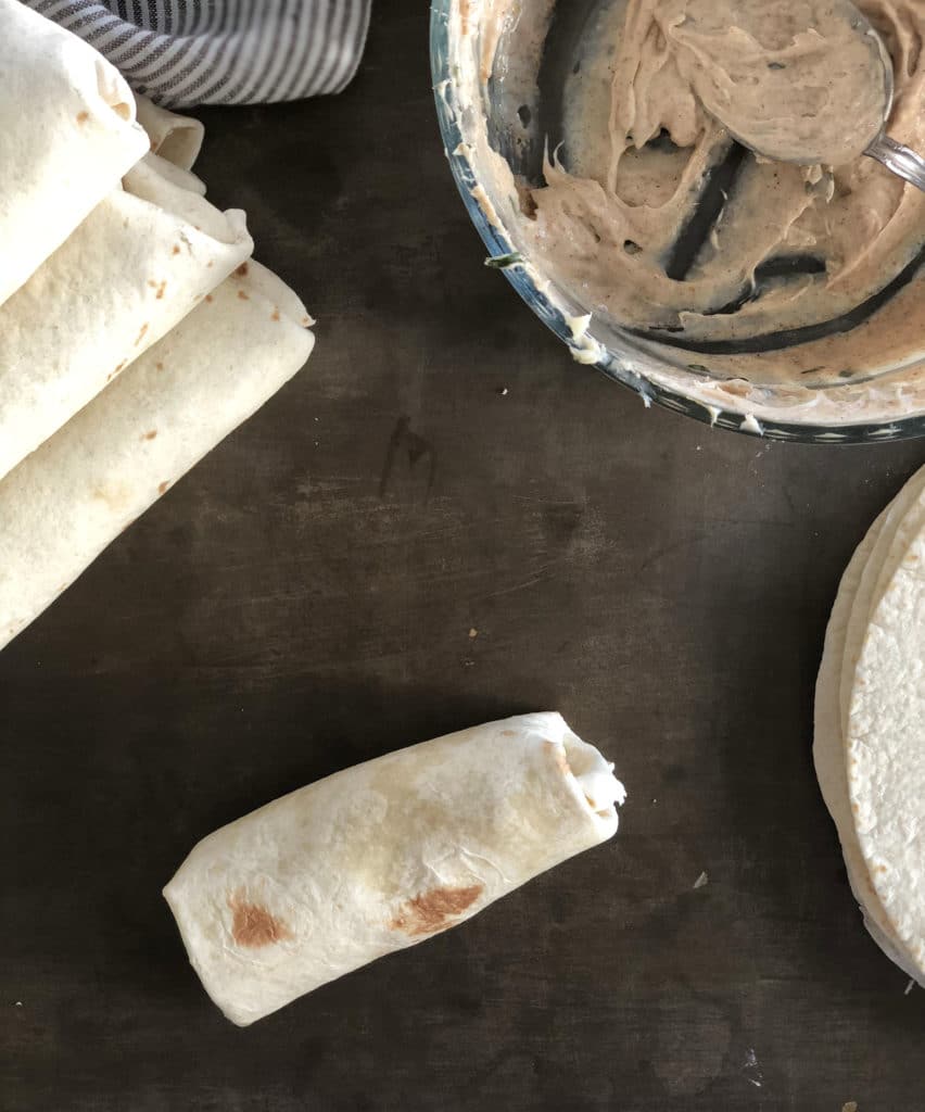 strawberry dessert burrito