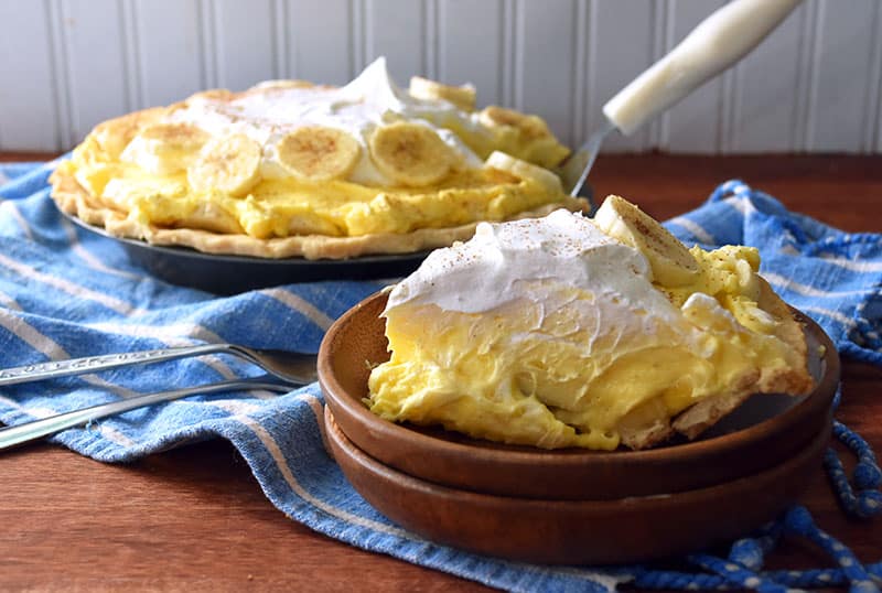 A family favorite, this Banana Cream Pie is so easy and can be completely no-bake with a graham cracker crust!