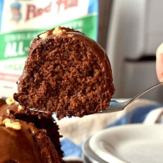 old-fashioned brownie cake