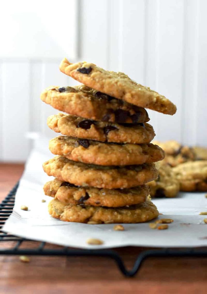 Sunflower Seed Chocolate Chip Cookies