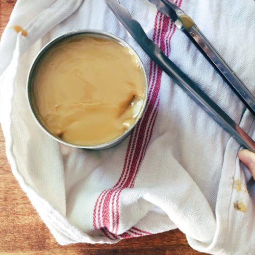 sweetened condensed milk caramel
