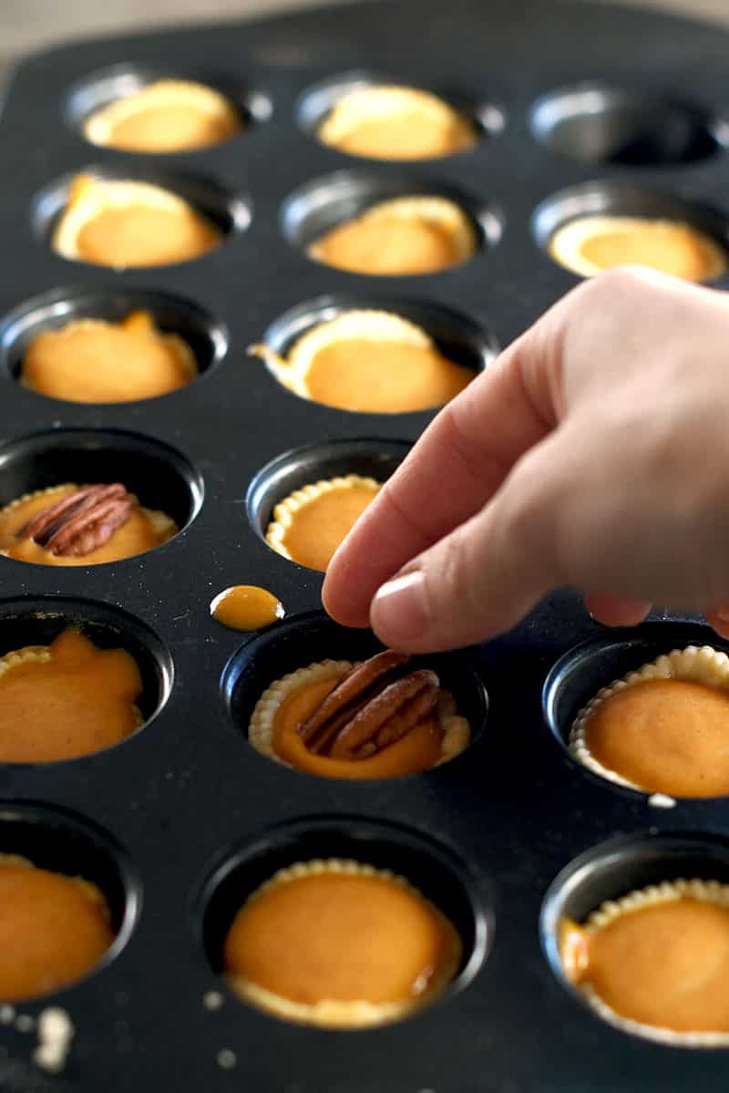 pecan pumpkin bites