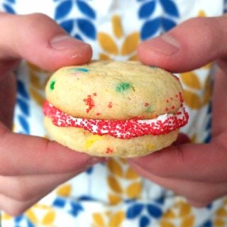 cake mix sandwich cookies