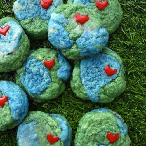 Earth cookies - an Earth Day dessert