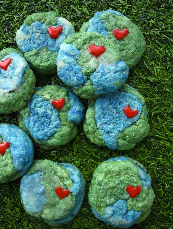 Earth cookies - an Earth Day dessert