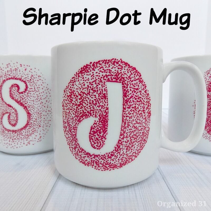 Sharpie Dot Mug by Organized 31