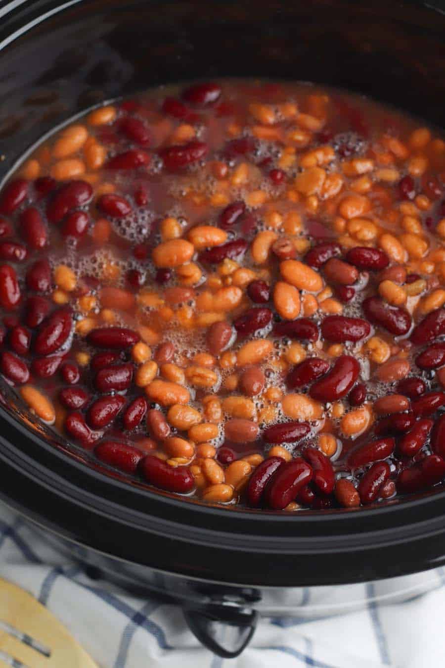 beans in the slowcooker