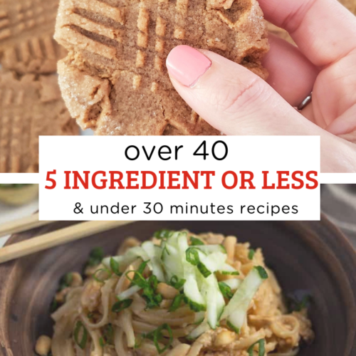 Over 40 5 Ingredient or Less