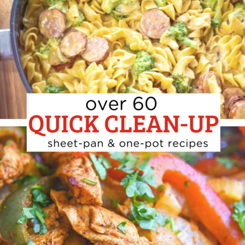 over 60 Quick Clean-up