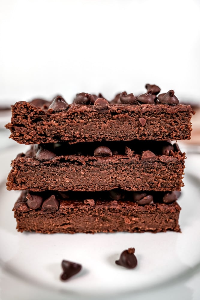 chocolate pumpkin brownies that are vegan and gluten-free