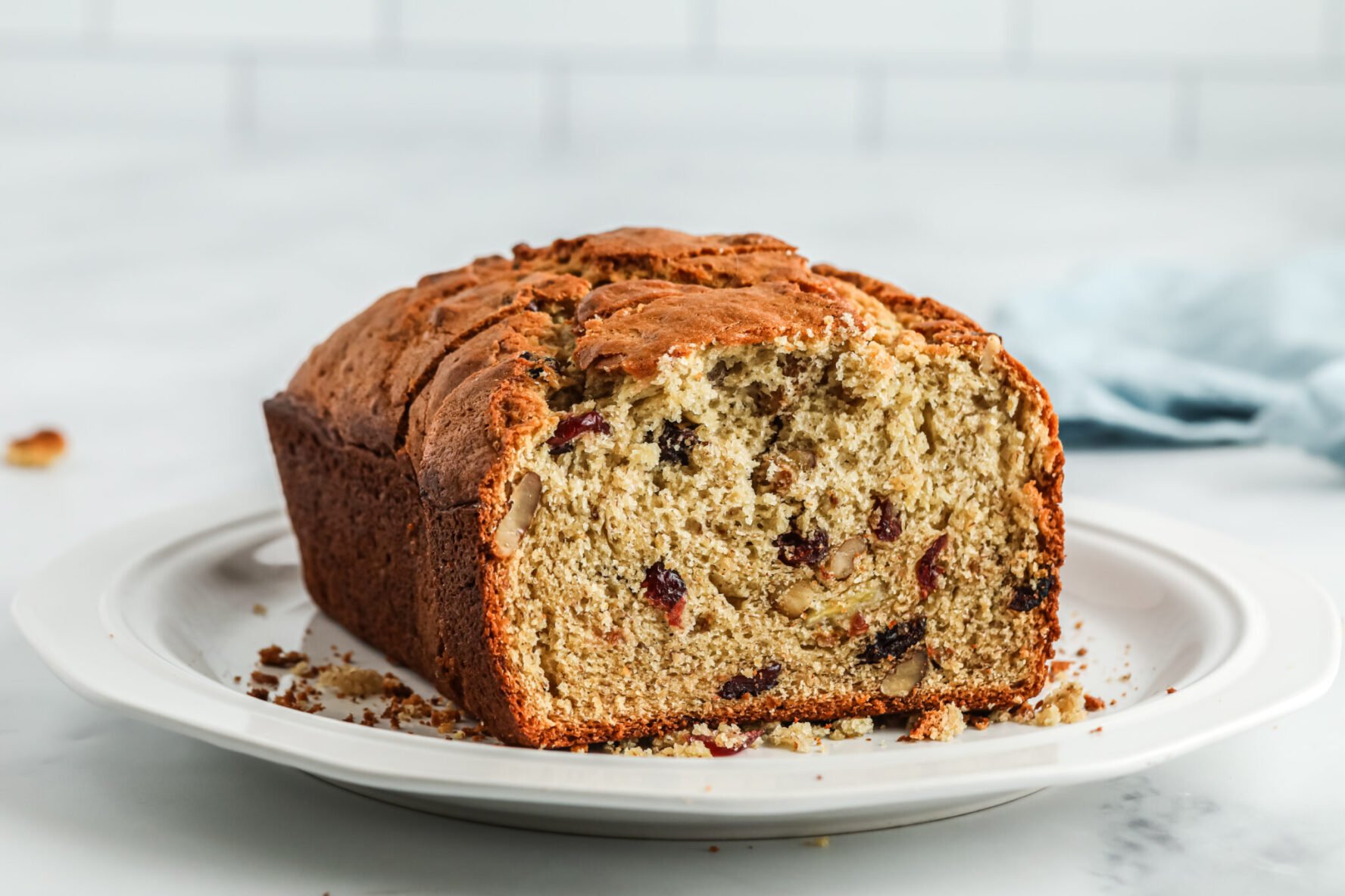Walnut & Cranberry Banana Bread recipe simple, moist recipe!