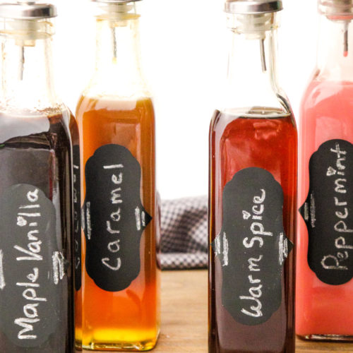 homemade coffee syrup