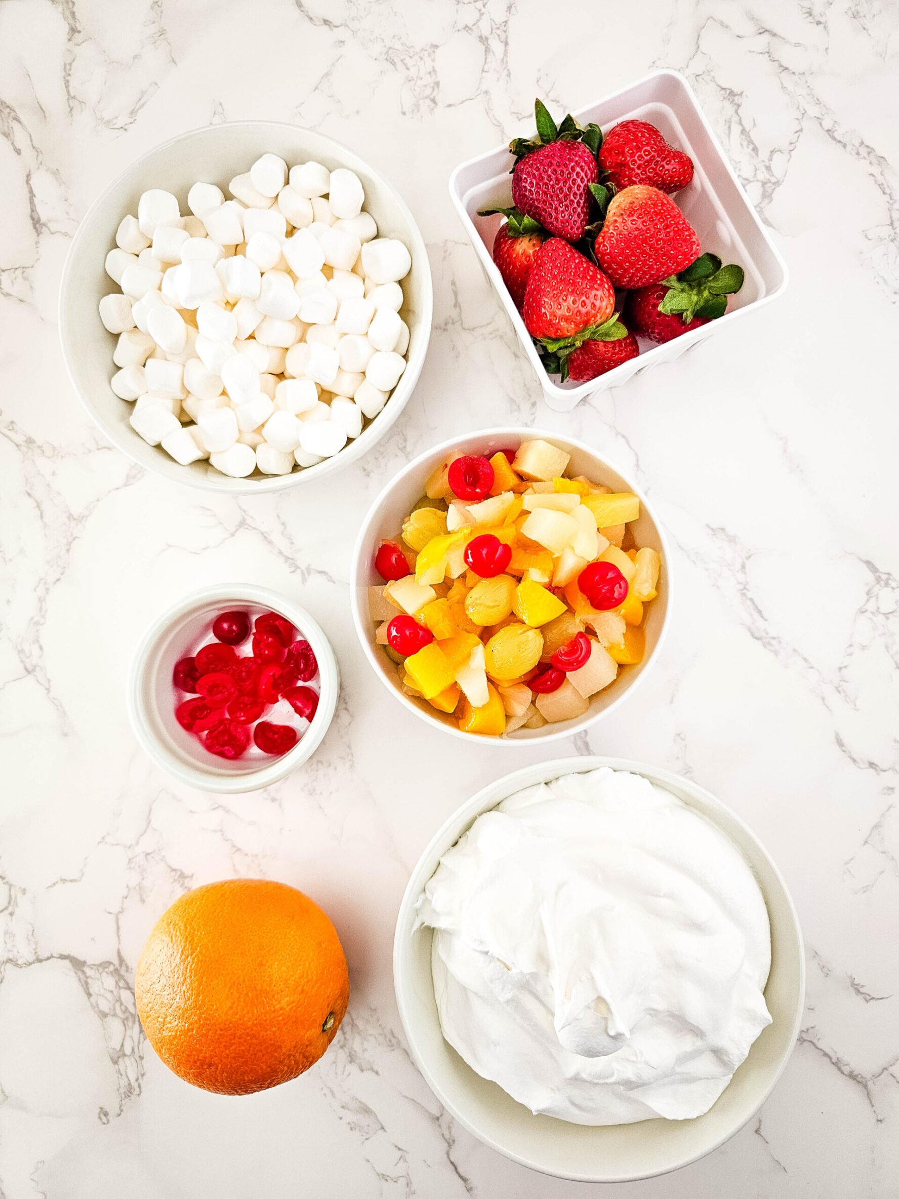 Minnesota Marshmallow Fruit Salad Ingredients