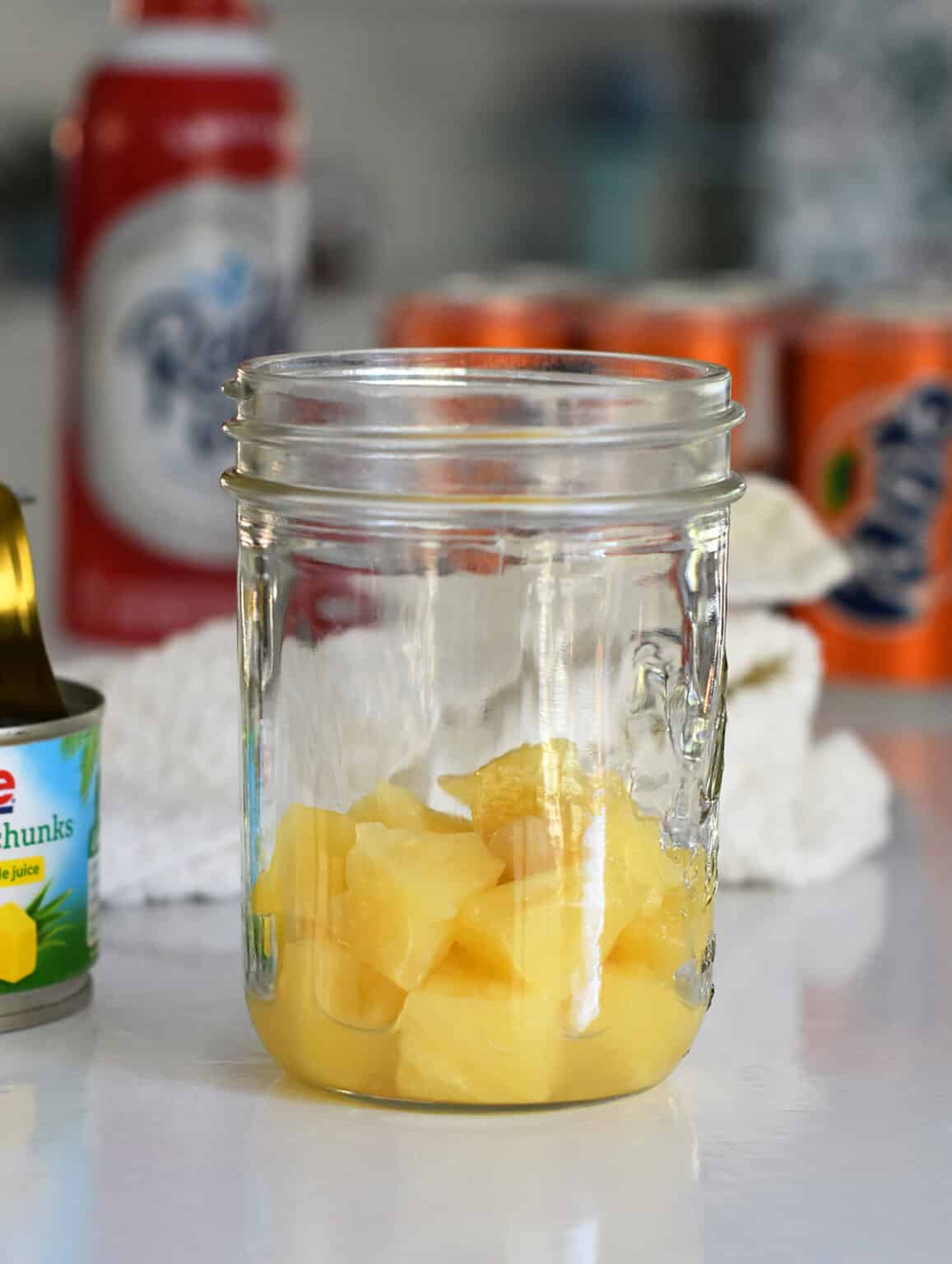 Candy Corn Punch, only 3 ingredients great Halloween punch recipe!