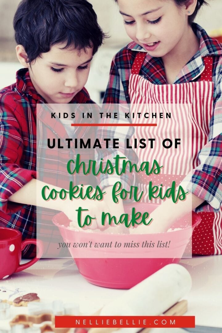 This list of Christmas Cookies for kids to make features lots of no-bake options, and easy recipes perfect for little ones to make by themselves or with light supervision. Get the kids in the kitchen making Christmas Cookies!